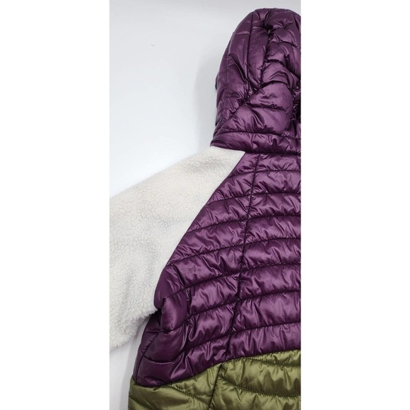 Mountain Hardwear Altius Hybrid Hoodie Sherpa Puffer Full Zip Jacket Size Small - Picture 8 of 13